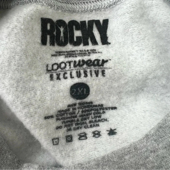 ROCKY Balboa Adult Size 2XL Sweatshirt Loot Crate Lootwear Exclusive Boxing - Picture 10 of 10